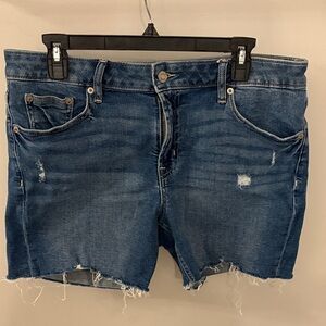 GAP Distressed Blue Jean Shorts